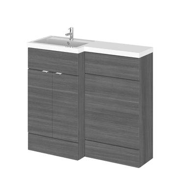 Hudson Reed Fusion 1000mm Floorstanding Combination Unit With L Shaped Basin