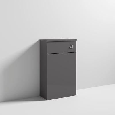 Cape 500mm Toilet Unit - Gloss Grey