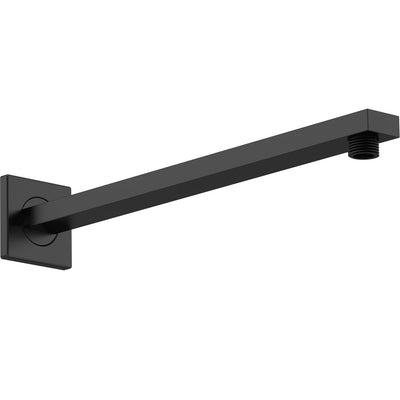 Cape Black Square Wall Mounted Shower Arm