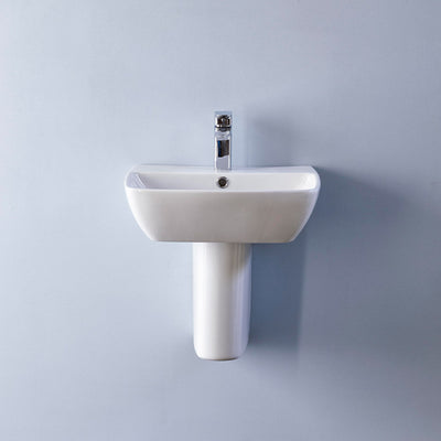 Britton Bathrooms MyHome 550mm Basin With Semi Pedestal