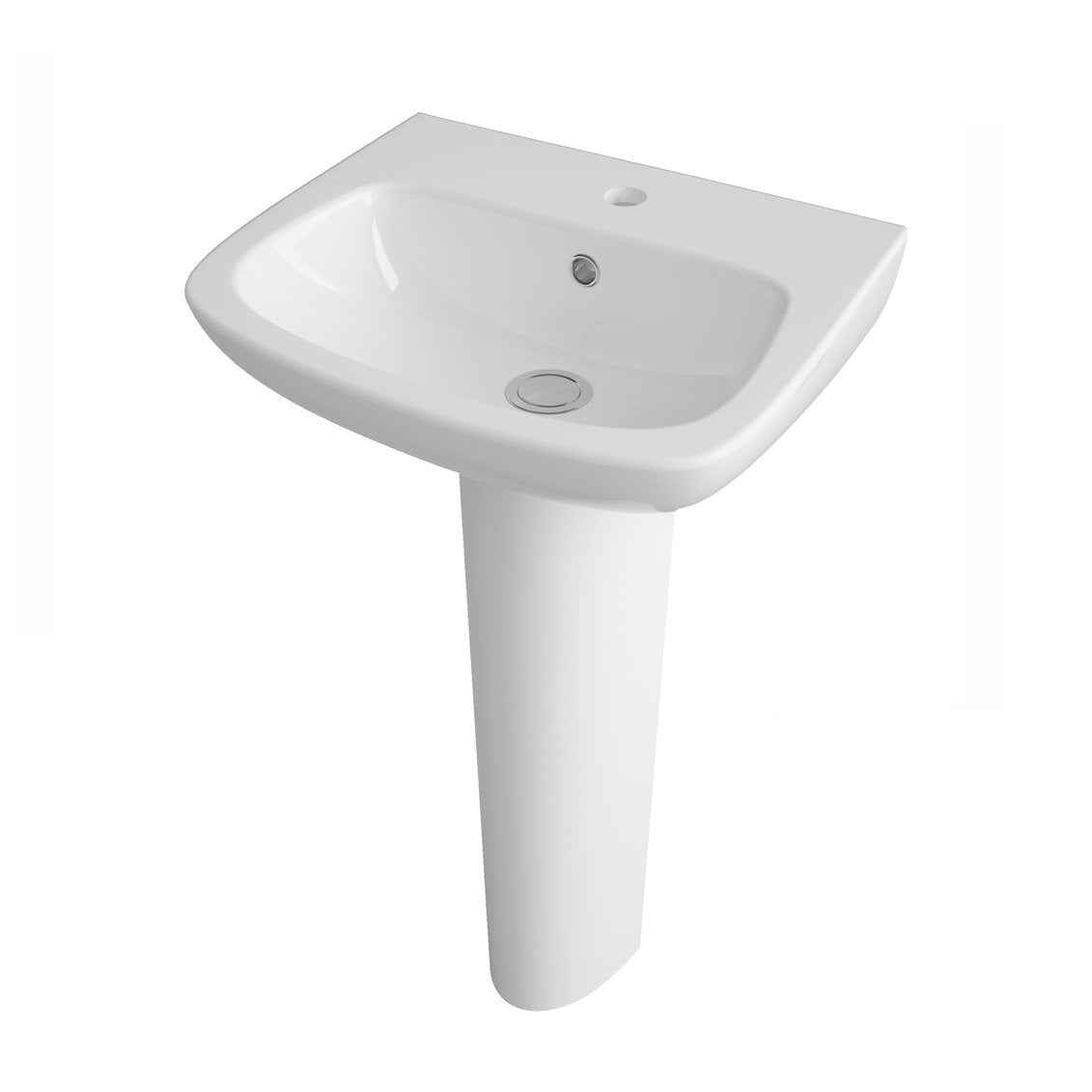 Nuie Ambrose 450 x 350mm Basin & Pedestal BathLab.co.uk
