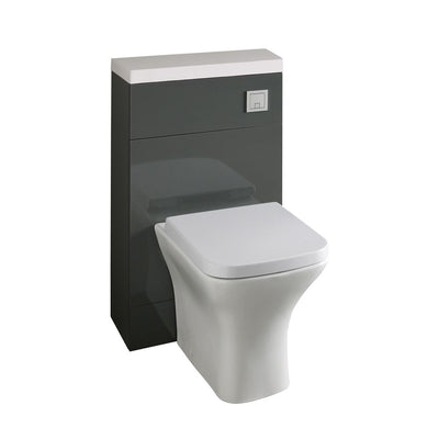 Hudson Reed Fusion Floor Standing Slimline 600mm WC Unit With Polymarble Top