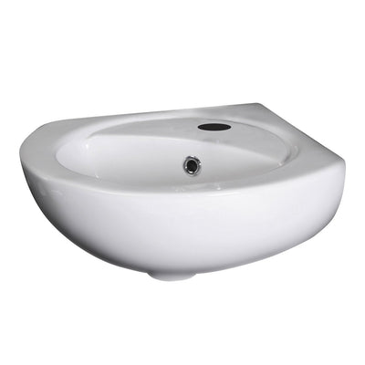 Nuie Melbourne Corner Wall Hung Basin 450 x 445mm