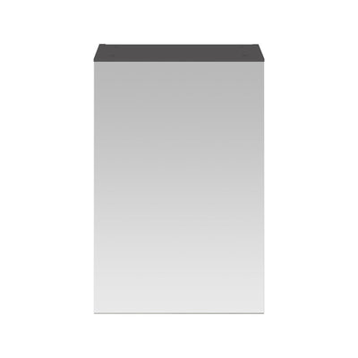 Hudson Reed Fusion 450mm Mirror Unit With 1 Door - Grey Gloss