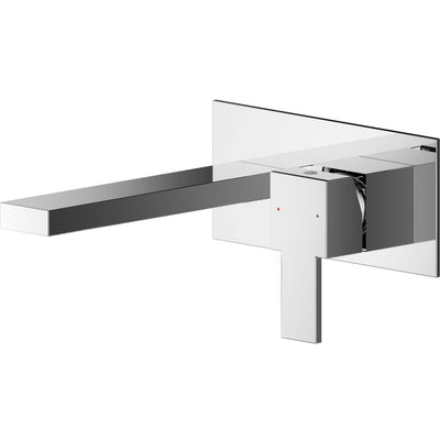 Howden 2 Hole Wall Mounted Basin Mixer With Plate