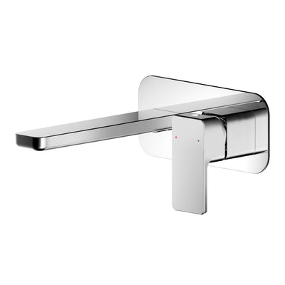 Cape 2 Hole Wall Mounted Basin Mixer With Plate