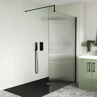 Black Wet Room Shower Panels