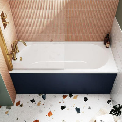 Blue bath panels