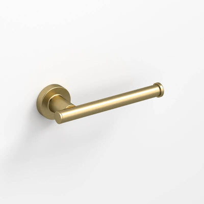 Origins Living Sonia Tecno Project bathroom accessories in Brushed Brass