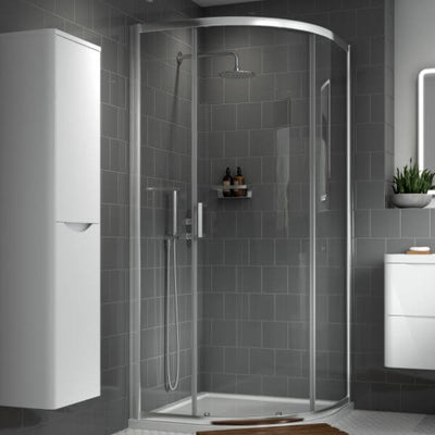 The Porto Chrome shower enclosure & bath screen collection