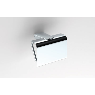 Sonia S6 Toilet Roll Holder with Flap - Chrome