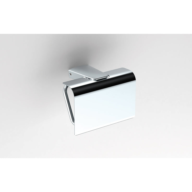 Sonia S6 Toilet Roll Holder with Flap - Chrome