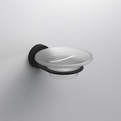 Sonia Tecno Project Glass Soap Dish - Black