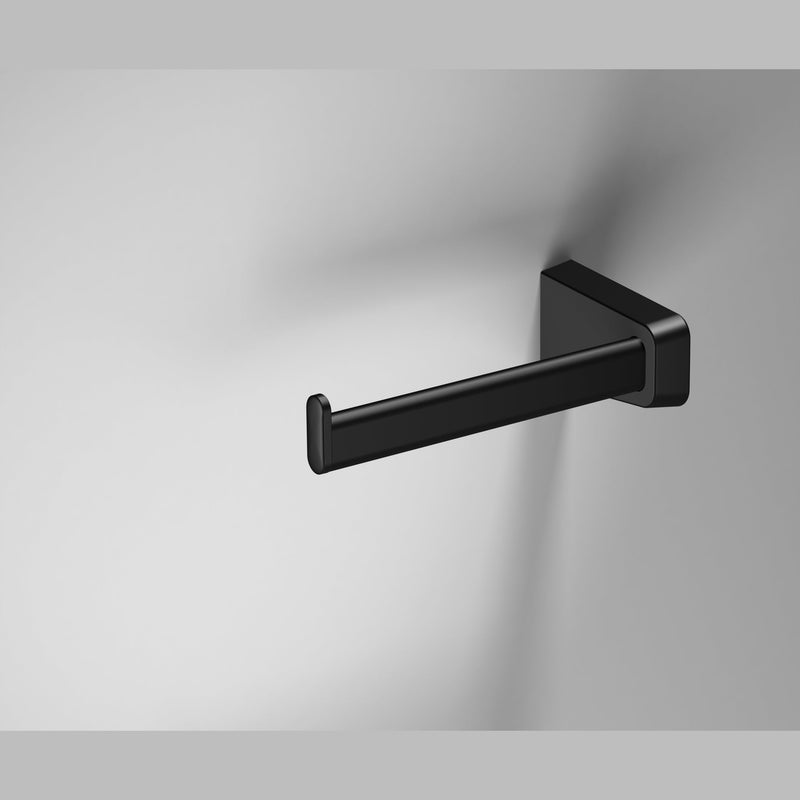 Sonia S6 Open Toilet Roll Holder Left - Black