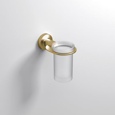 Sonia Tecno Project Tumbler Holder - Brushed Brass