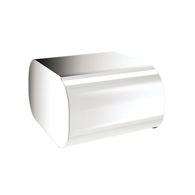 Gedy Outline Toilet Roll Holder with Cover - Chrome
