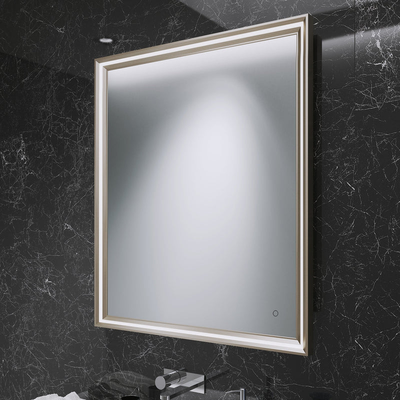 Origins Living Lexington LED Illuminated Mirror 120 Brushed Bronze - 1200 x 750mm