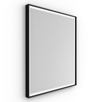 Origins Living Astoria LED Illuminated Mirror 75 - 75x90cm - Black