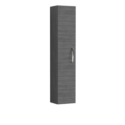 Cape 300mm Tall Unit With 1 Door - Anthracite Woodgrain