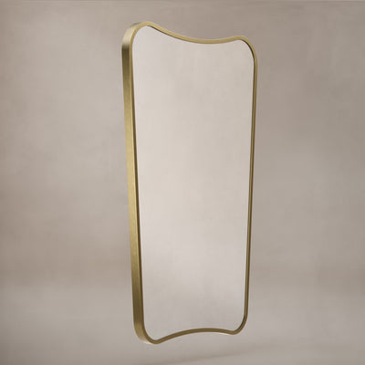 Origins Living Delphine Mirror 60 x 90cm - Brushed Brass