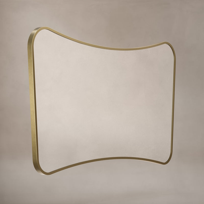 Origins Living Delphine Mirror 120 x 70cm - Brushed Brass