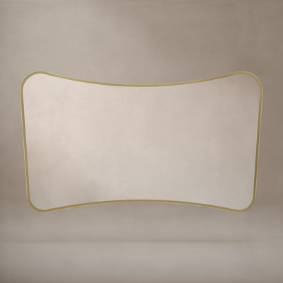 Origins Living Delphine Mirror 120 x 70cm - Brushed Brass