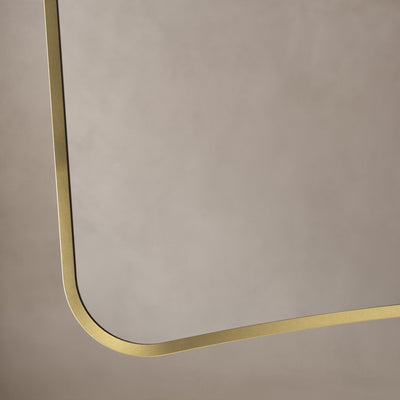 Origins Living Delphine Mirror 120 x 70cm - Brushed Brass