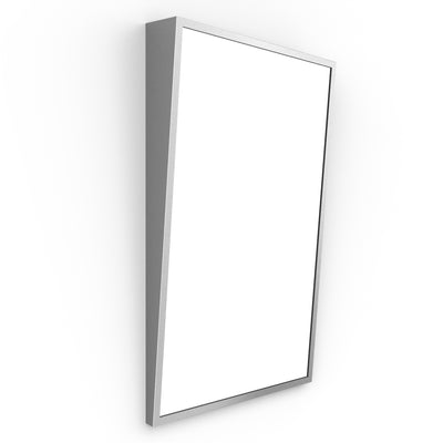 Origins Living Docklands Inclusive Angled Mirror 50x80cm - Brushed Stainless Steel