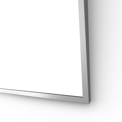 Origins Living Docklands Inclusive Angled Mirror 50x80cm - Brushed Stainless Steel