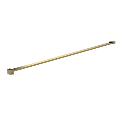 Wetroom Flat Support Bar - Brushed Brass