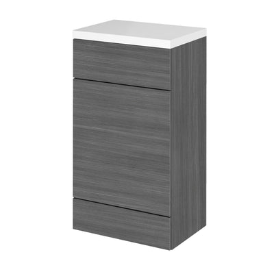 Hudson Reed Fusion Floor Standing 500mm WC Unit With Polymarble Top
