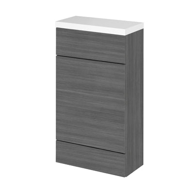 Hudson Reed Fusion Floor Standing Slimline 500mm WC Unit With Polymarble Top
