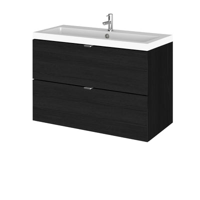 Hudson Reed Fusion Wall Hung 800mm Vanity Unit With 2 Drawers & Basin