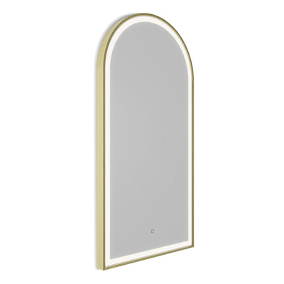 Origins Living Lomax Light Arch Mirror 50x100cm - Brushed Brass