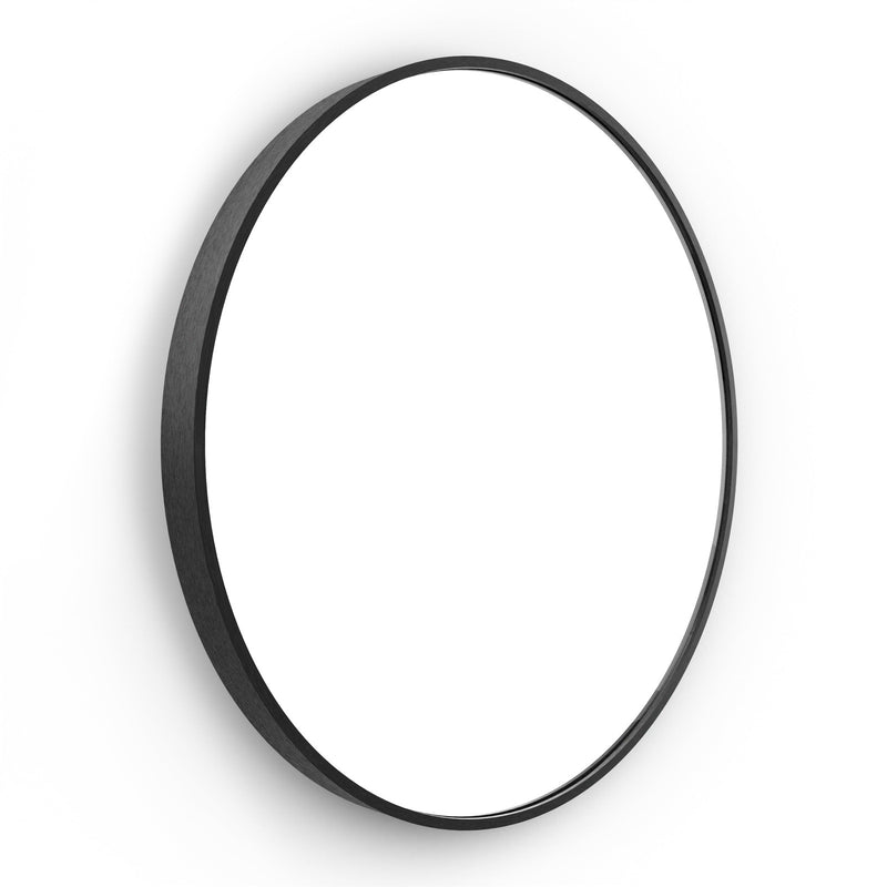 Origins Living Lomax Round Mirror 60cm - Black