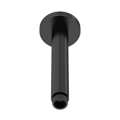 Cape Black Concealed Shower Package With Fixed Head & Handset