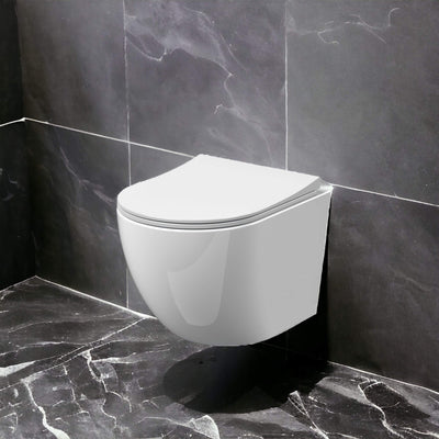 Lana Rimless Wall Hung Toilet & Soft Close Seat