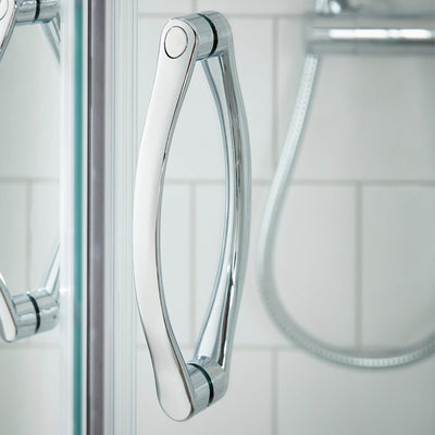 Lisbon 5mm Shower Door Handle Chrome