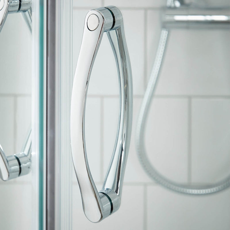 Lisbon 5mm Shower Door Handle Chrome