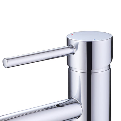 Lux Monobloc Basin Mixer With Waste - Chrome