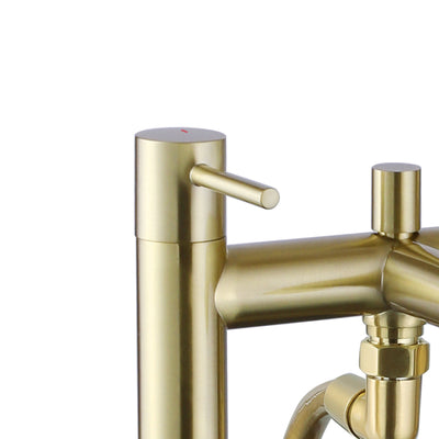 Lux Bath Shower Mixer - Brushed Brass