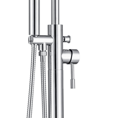 Lux Floorstanding Bath Shower Mixer - Chrome