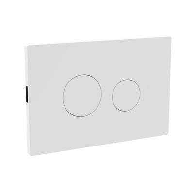 Matt White Dual Flush Plate
