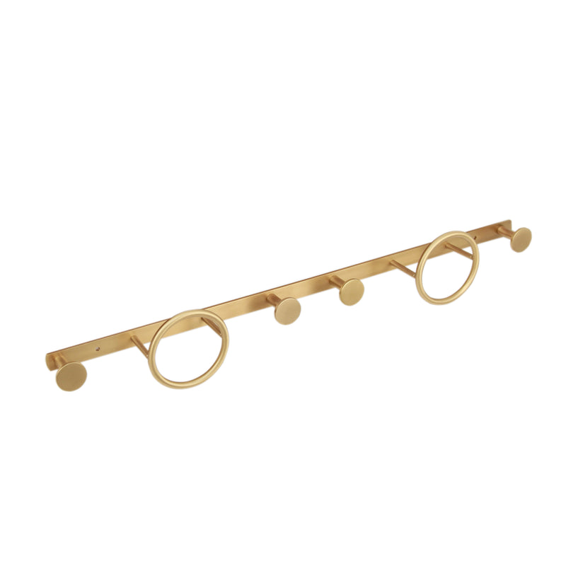 Origins Living Oakley Multi Hooks - Satin Brass