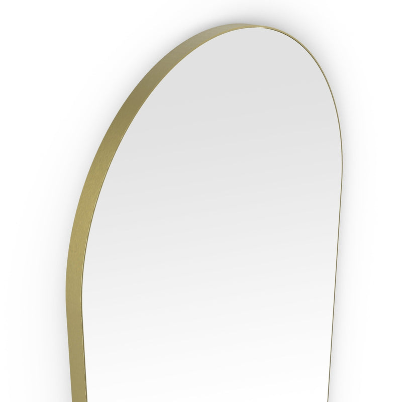 Origins Living Oslo Arch Mirror 50x140cm  -  Brushed Brass