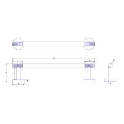 Origins Living Turner Towel Rail 35cm