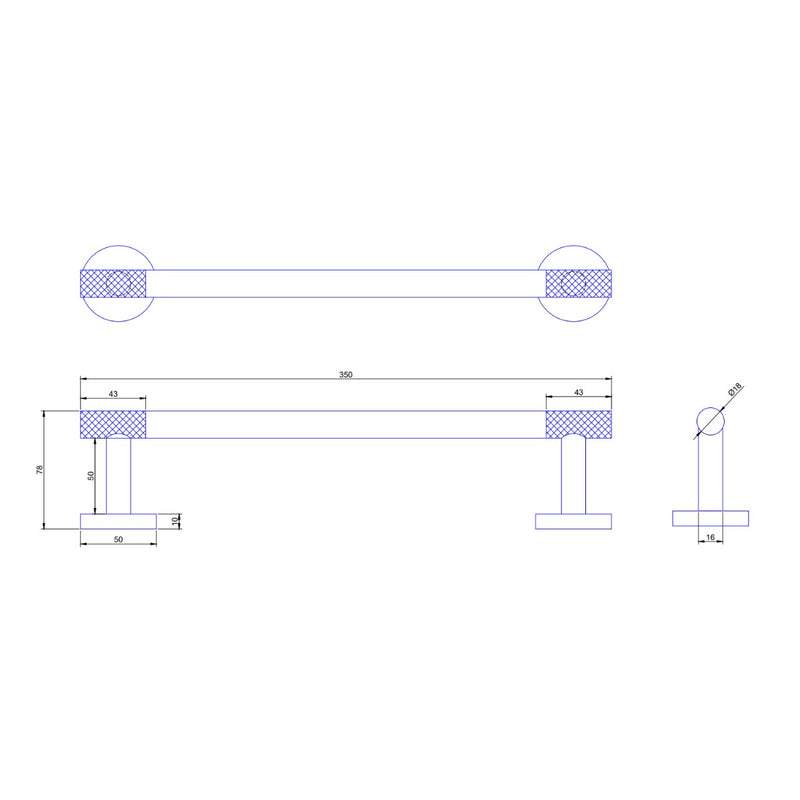 Origins Living Turner Towel Rail 35cm