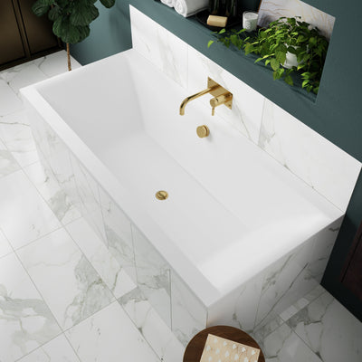 Eternalite Reinforced Square Double Ended Bath - 1800 x 800mm