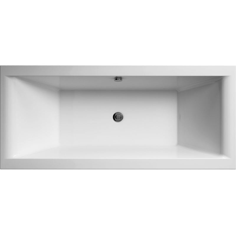 Eternalite Reinforced Square Double Ended Bath - 1800 x 800mm
