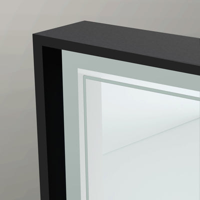 Origins Living Astoria LED Illuminated Mirror 140 - 140x70cm - Black